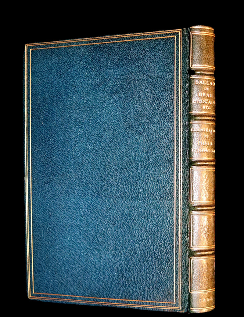 1892 Scarce 1stED Bound by Ramage - The Ballad of Beau Brocade And Other Poems of the XVIIIth Century.