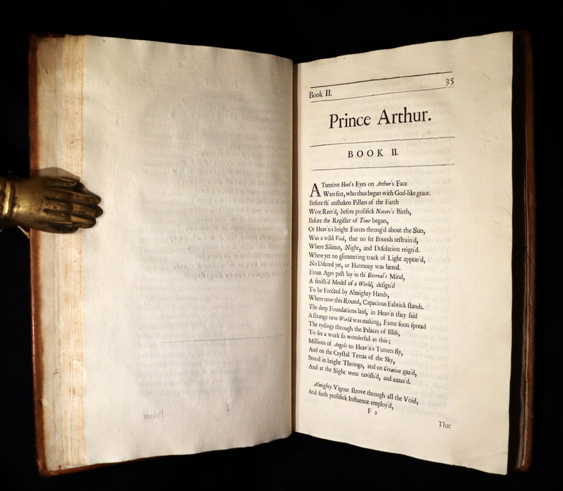 1695 Rare Book ~ KING ARTHUR - Prince ARTHUR An Heroick Poem by Sir Richard Blackmore.