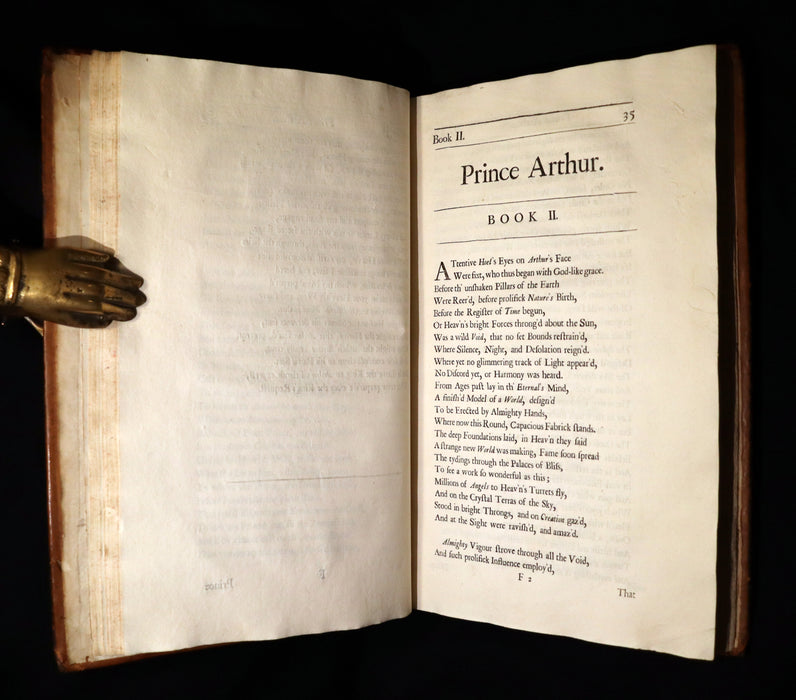 1695 Rare Book ~ KING ARTHUR - Prince ARTHUR An Heroick Poem by Sir Richard Blackmore.