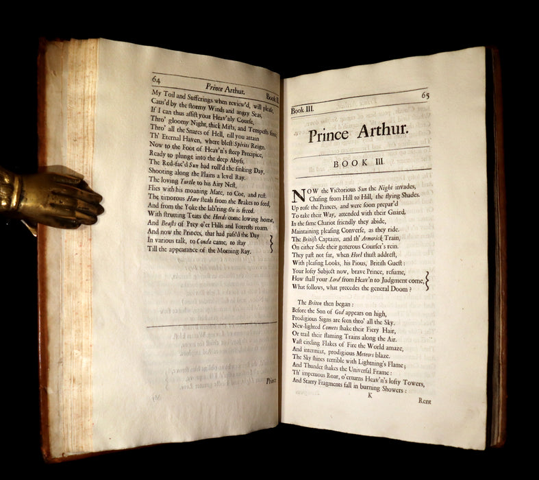 1695 Rare Book ~ KING ARTHUR - Prince ARTHUR An Heroick Poem by Sir Richard Blackmore.