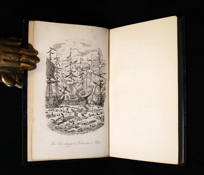 1847 Rare Book - The Good Genius that Turned Everything into Gold; A Fairy Tale illustrated by Cruikshank.