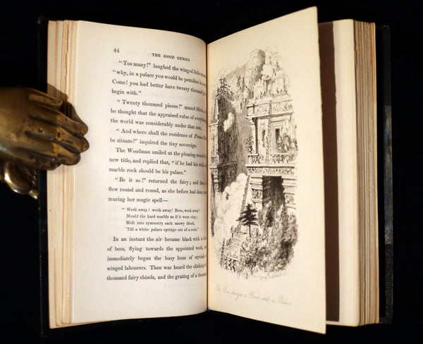 1847 Rare Book - The Good Genius that Turned Everything into Gold; A Fairy Tale illustrated by Cruikshank.