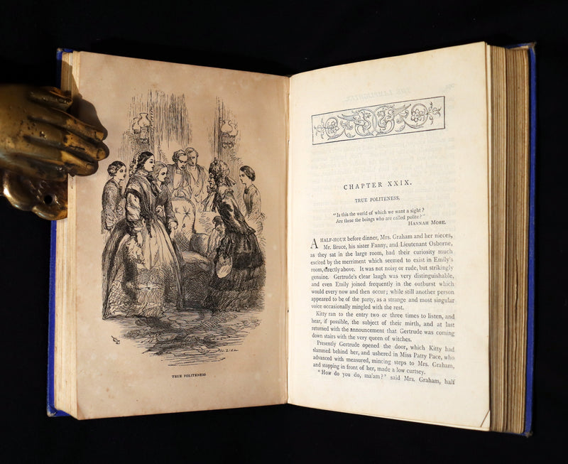 1875 Rare Book - The LAMPLIGHTER by Maria Susanna Cummins.