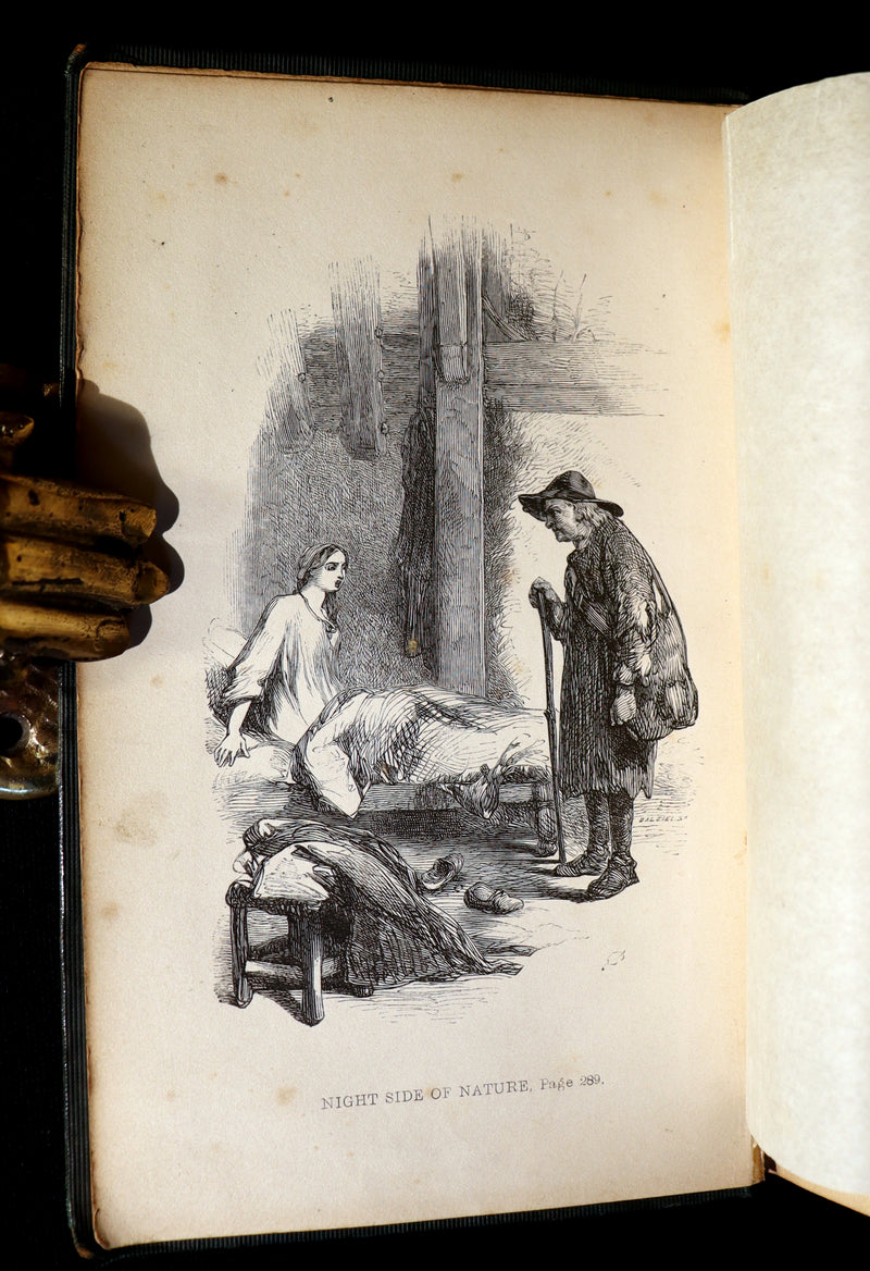 1852 Scarce Victorian Book - The Night Side of Nature: or Ghosts & Ghost Seers. Poltergeist.
