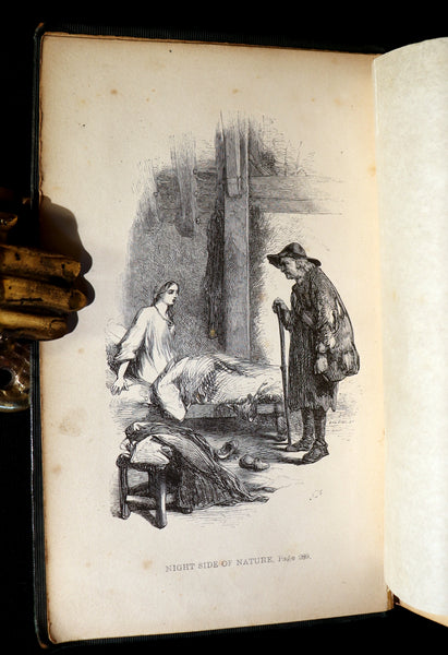 1852 Scarce Victorian Book - The Night Side of Nature: or Ghosts & Ghost Seers. Poltergeist.