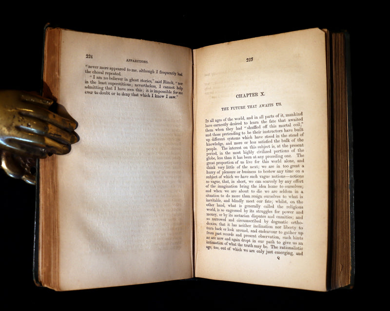 1852 Scarce Victorian Book - The Night Side of Nature: or Ghosts & Ghost Seers. Poltergeist.