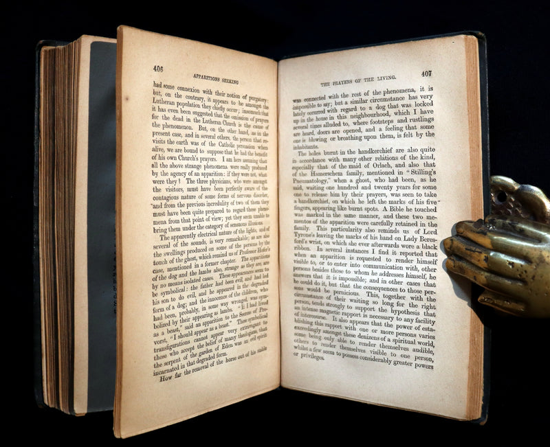 1852 Scarce Victorian Book - The Night Side of Nature: or Ghosts & Ghost Seers. Poltergeist.