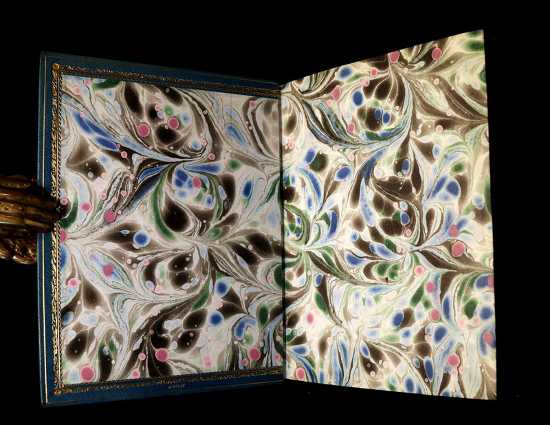 1911 First Illustrated Edition bound by ASPREY - The Blue Bird. A FAIRY Play in Six Acts illustrated by Frederic Cayley Robinson.