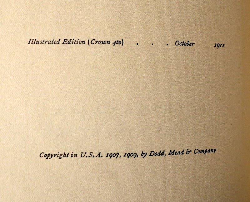 1911 First Illustrated Edition bound by ASPREY - The Blue Bird. A FAIRY Play in Six Acts illustrated by Frederic Cayley Robinson.