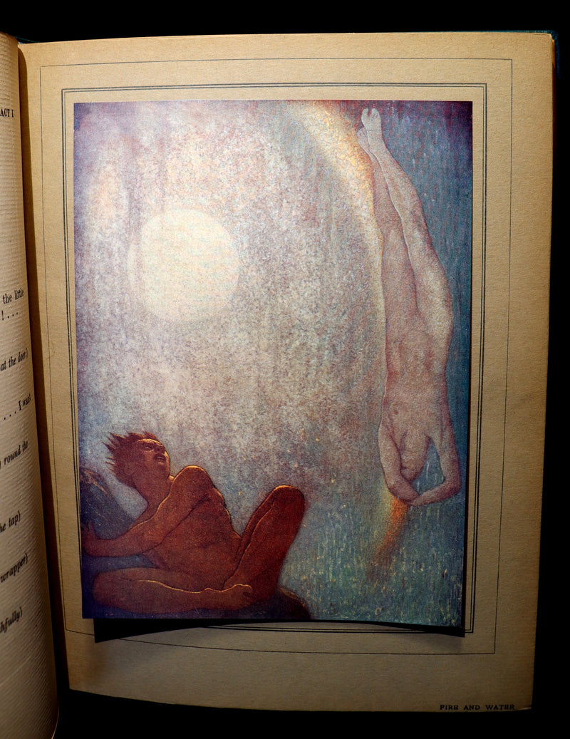 1911 First Illustrated Edition bound by ASPREY - The Blue Bird. A FAIRY Play in Six Acts illustrated by Frederic Cayley Robinson.