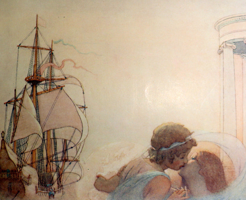 1911 First Illustrated Edition bound by ASPREY - The Blue Bird. A FAIRY Play in Six Acts illustrated by Frederic Cayley Robinson.