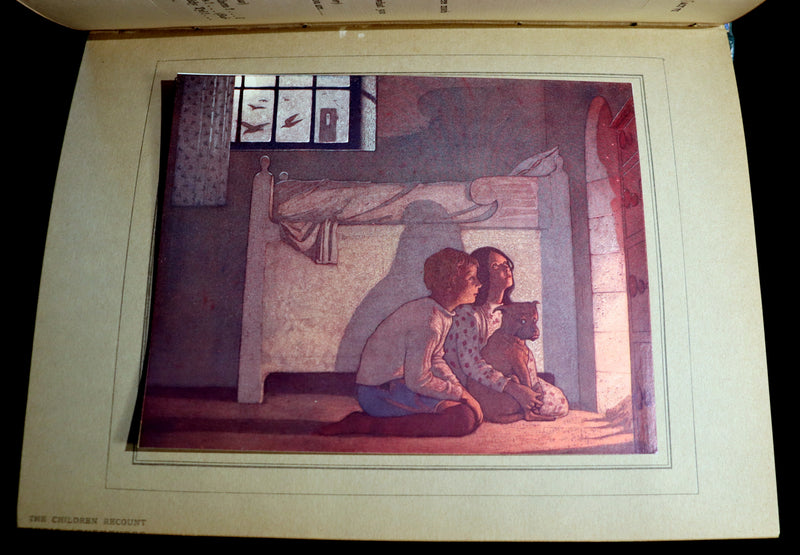 1911 First Illustrated Edition bound by ASPREY - The Blue Bird. A FAIRY Play in Six Acts illustrated by Frederic Cayley Robinson.