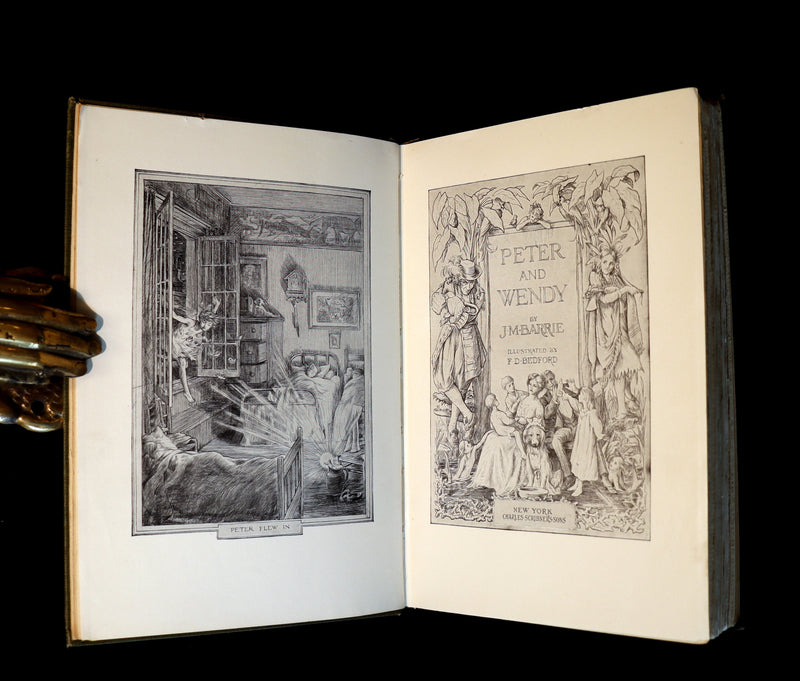 1911 Rare 1st Edition Book  - PETER PAN - Peter and Wendy by James Matthew Barrie.