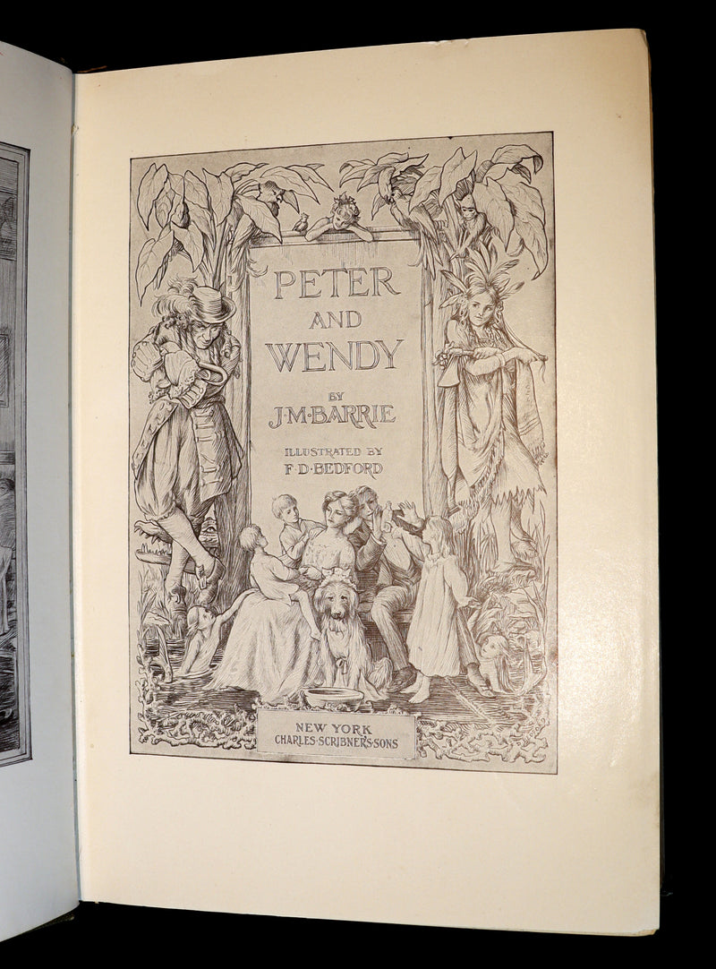 1911 Rare 1st Edition Book  - PETER PAN - Peter and Wendy by James Matthew Barrie.