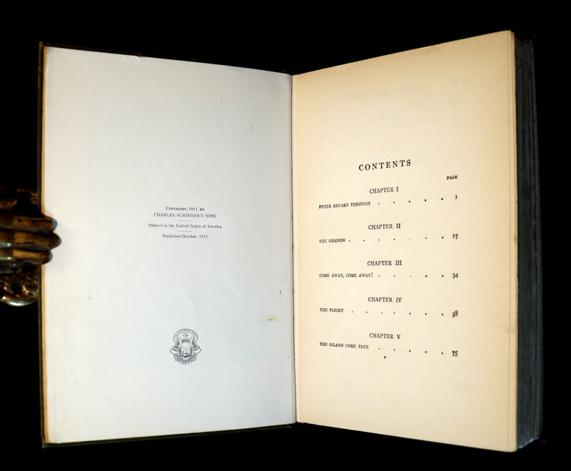 1911 Rare 1st Edition Book  - PETER PAN - Peter and Wendy by James Matthew Barrie.
