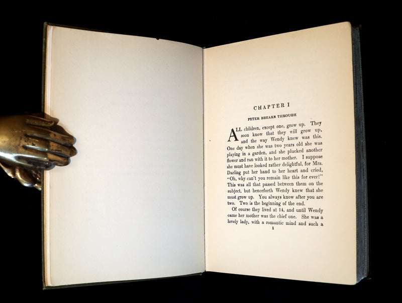 1911 Rare 1st Edition Book  - PETER PAN - Peter and Wendy by James Matthew Barrie.