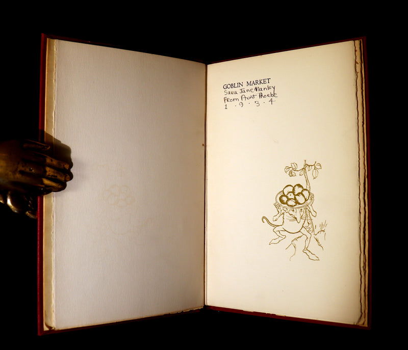 1933 1st US Edition - Goblin Market by Christina Rossetti illustrated by Arthur Rackham.