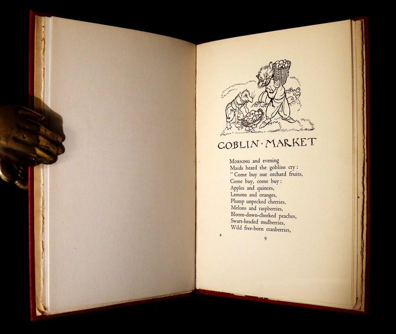 1933 1st US Edition - Goblin Market by Christina Rossetti illustrated by Arthur Rackham.