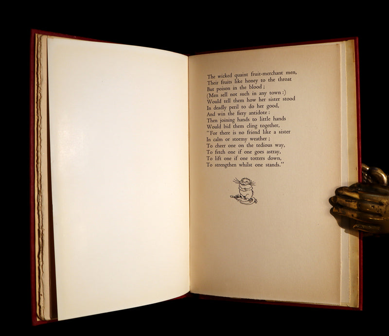 1933 1st US Edition - Goblin Market by Christina Rossetti illustrated by Arthur Rackham.