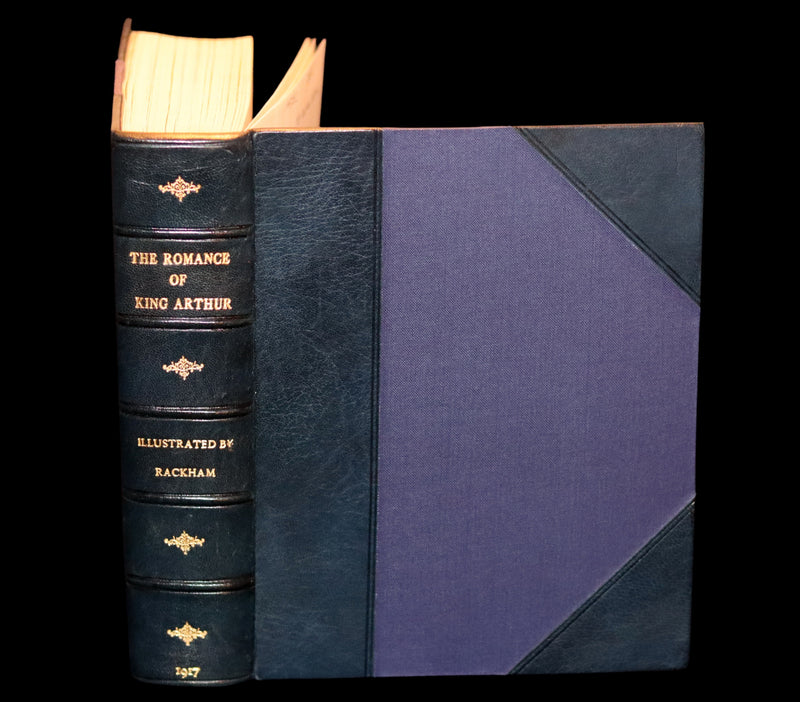1917 Rare First Edition - The ROMANCE of KING ARTHUR and His KNIGHTS of the Round Table illustrated by RACKHAM.