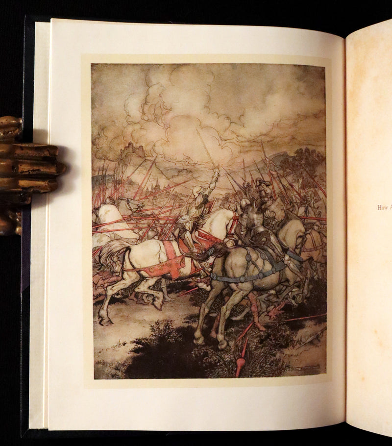 1917 Rare First Edition - The ROMANCE of KING ARTHUR and His KNIGHTS of the Round Table illustrated by RACKHAM.