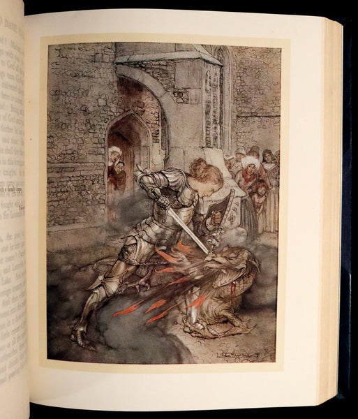 1917 Rare First Edition - The ROMANCE of KING ARTHUR and His KNIGHTS of the Round Table illustrated by RACKHAM.