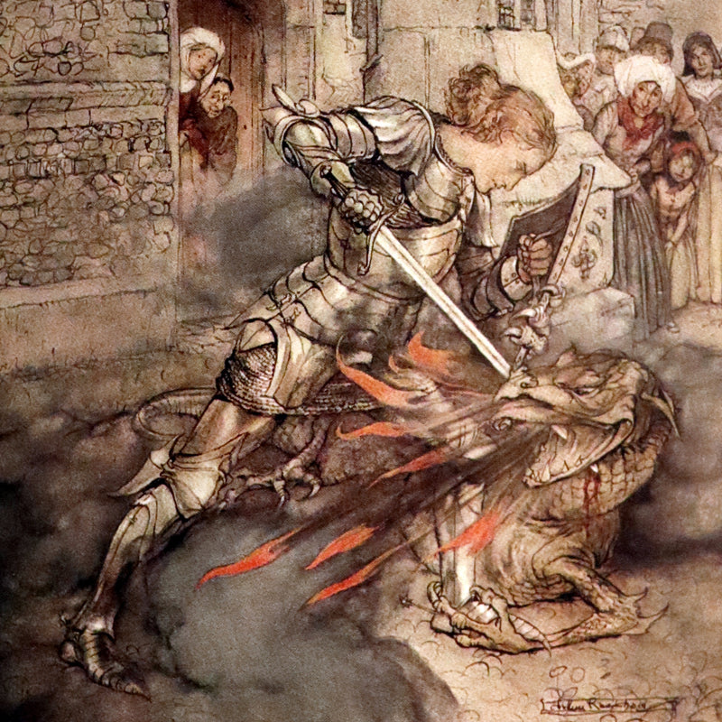 1917 Rare First Edition - The ROMANCE of KING ARTHUR and His KNIGHTS of the Round Table illustrated by RACKHAM.