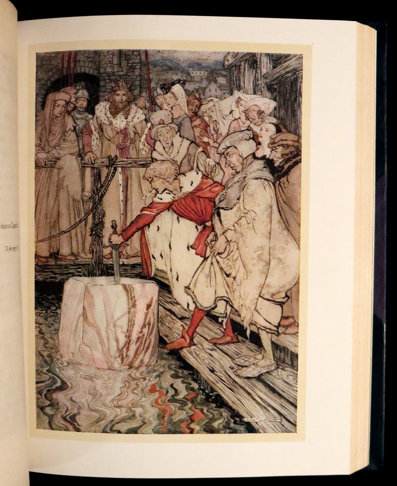 1917 Rare First Edition - The ROMANCE of KING ARTHUR and His KNIGHTS of the Round Table illustrated by RACKHAM.