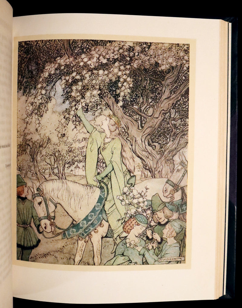 1917 Rare First Edition - The ROMANCE of KING ARTHUR and His KNIGHTS of the Round Table illustrated by RACKHAM.