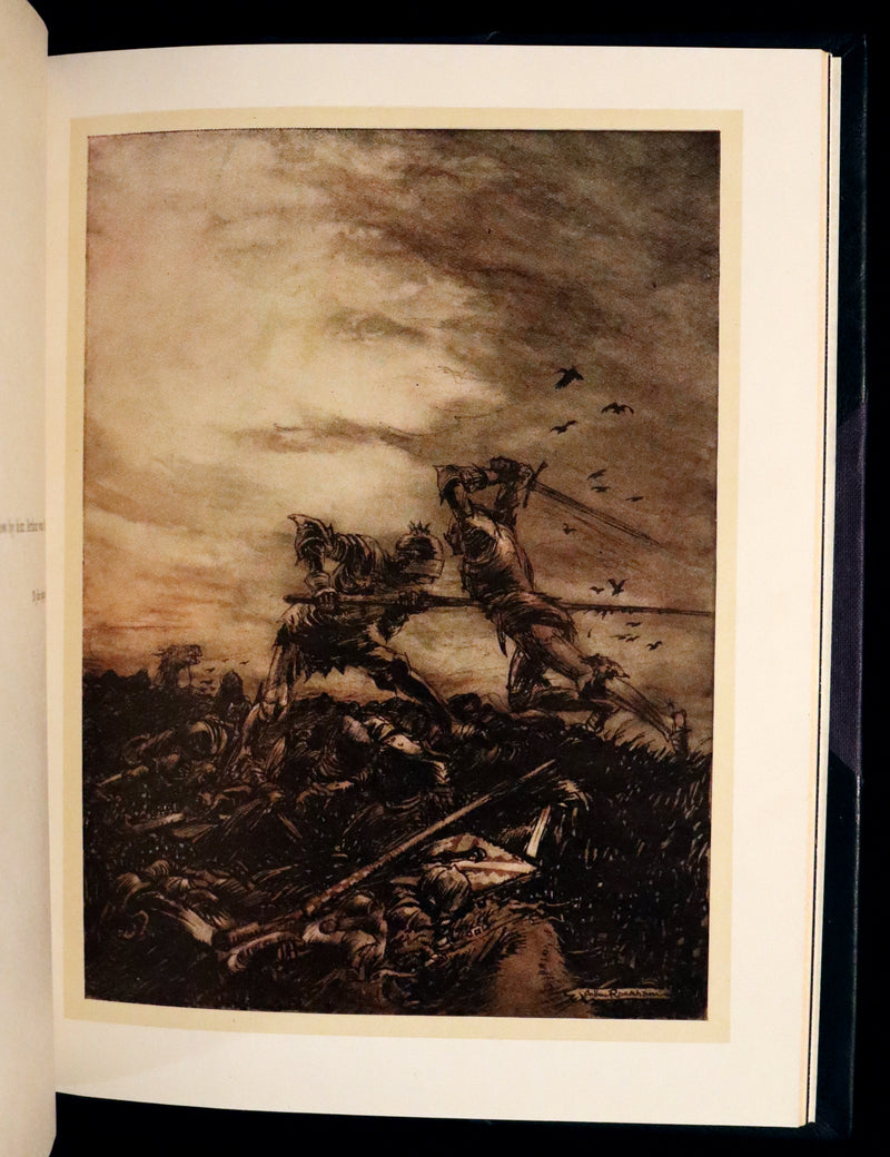 1917 Rare First Edition - The ROMANCE of KING ARTHUR and His KNIGHTS of the Round Table illustrated by RACKHAM.