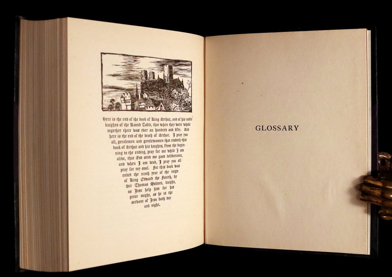 1917 Rare First Edition - The ROMANCE of KING ARTHUR and His KNIGHTS of the Round Table illustrated by RACKHAM.