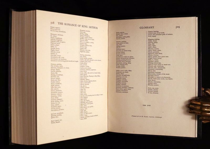 1917 Rare First Edition - The ROMANCE of KING ARTHUR and His KNIGHTS of the Round Table illustrated by RACKHAM.