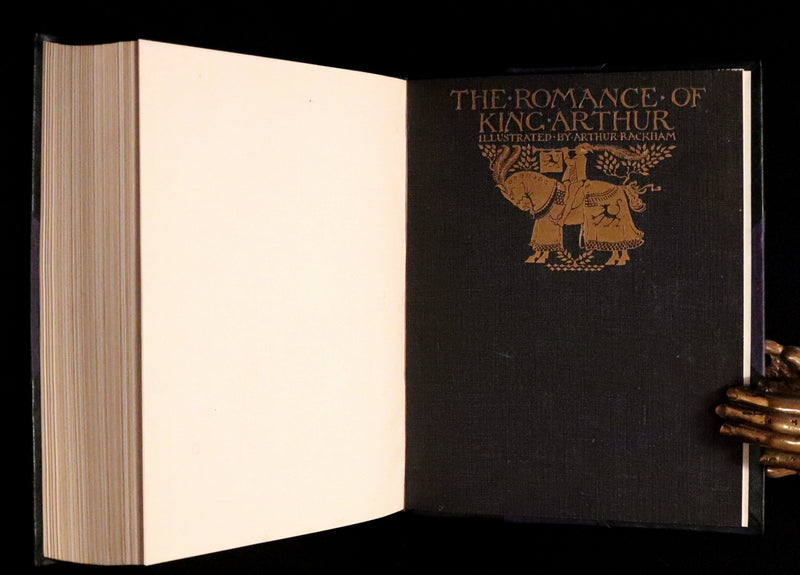 1917 Rare First Edition - The ROMANCE of KING ARTHUR and His KNIGHTS of the Round Table illustrated by RACKHAM.