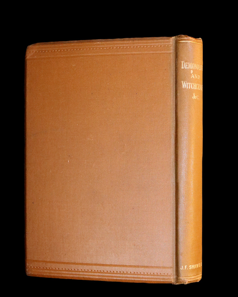 1889 Rare First Edition  - Demonology and Witchcraft, Spiritualism by Robert Brown.