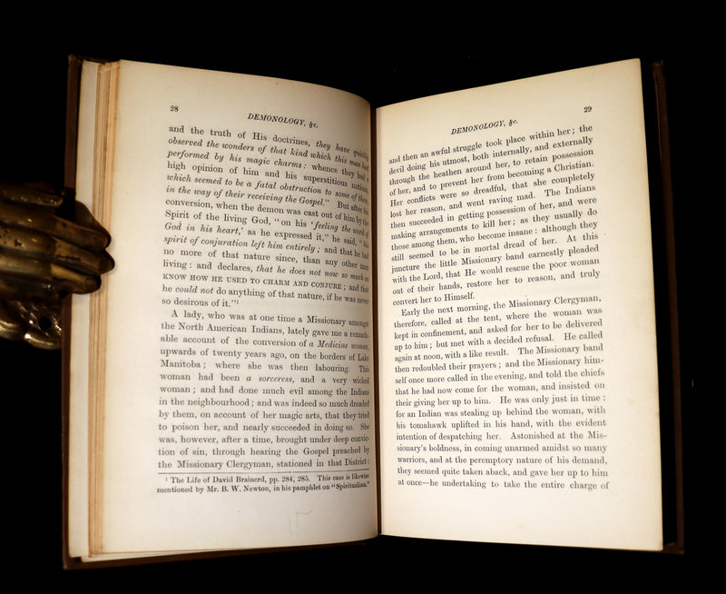 1889 Rare First Edition  - Demonology and Witchcraft, Spiritualism by Robert Brown.