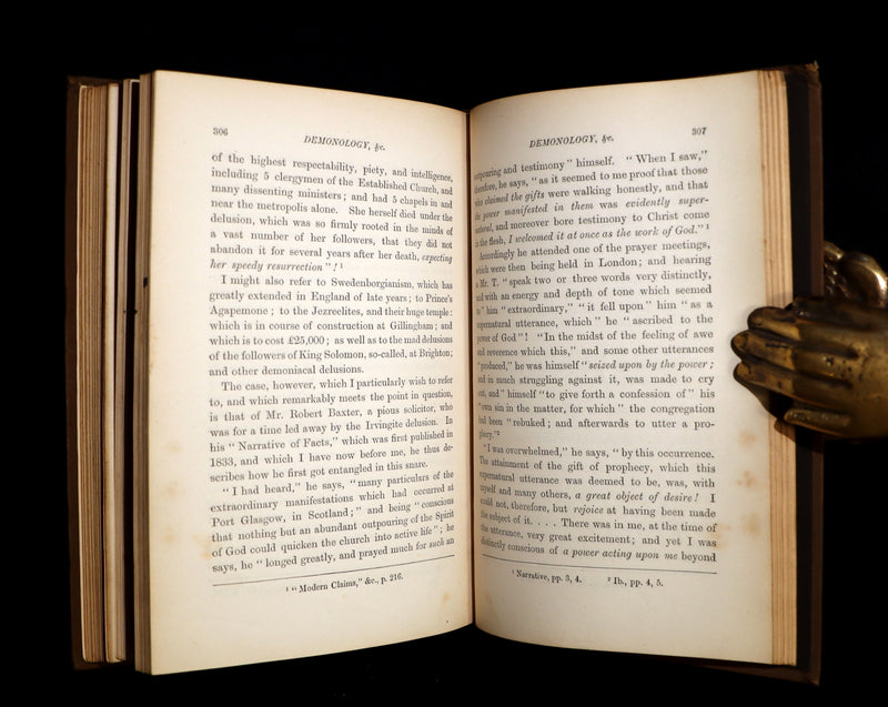 1889 Rare First Edition  - Demonology and Witchcraft, Spiritualism by Robert Brown.