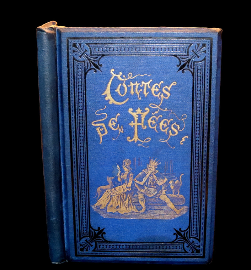 1876 Scarce French Book - CONTES DE FÉES - Fairy Tales signed by Madame Le Lasseur née Perier. Illustrated by Bertall.