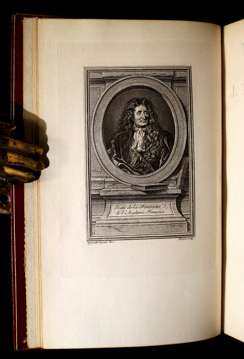 1884 Rare De La Fontaine Tales Book set beautifully bound by Sangorski & Sutcliffe illustrated by Eisen.