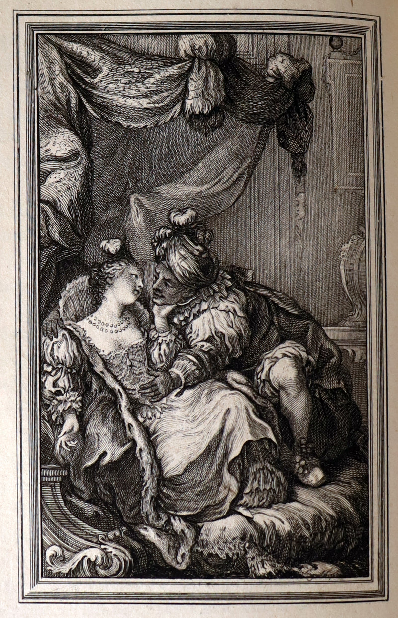 1884 Rare De La Fontaine Tales Book set beautifully bound by Sangorski & Sutcliffe illustrated by Eisen.