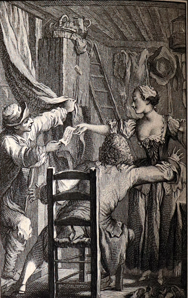 1884 Rare De La Fontaine Tales Book set beautifully bound by Sangorski & Sutcliffe illustrated by Eisen.