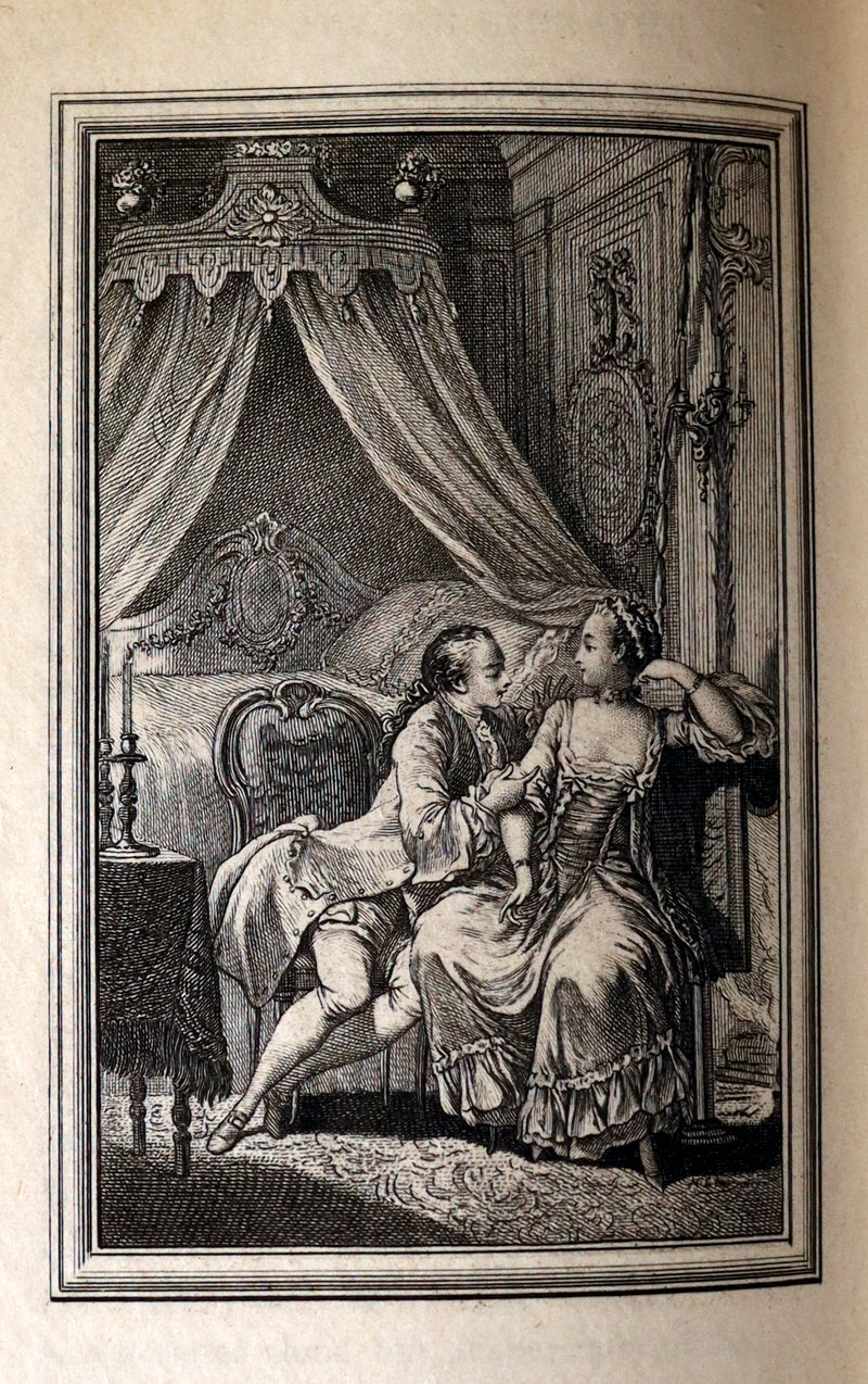 1884 Rare De La Fontaine Tales Book set beautifully bound by Sangorski & Sutcliffe illustrated by Eisen.