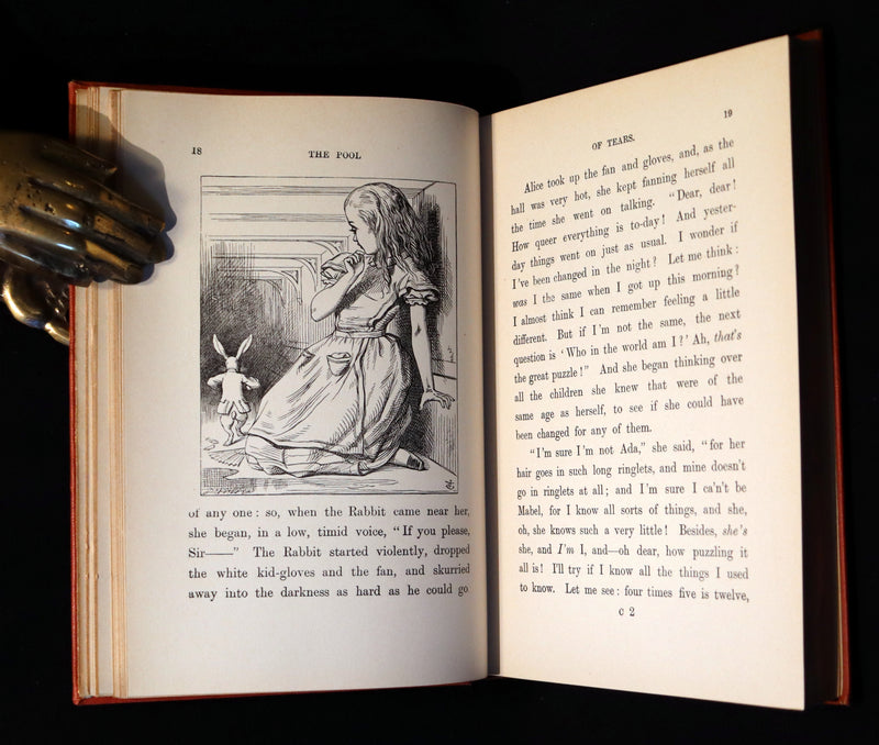 1915 Rare Book - ALICE'S ADVENTURES IN WONDERLAND by Lewis Carroll.