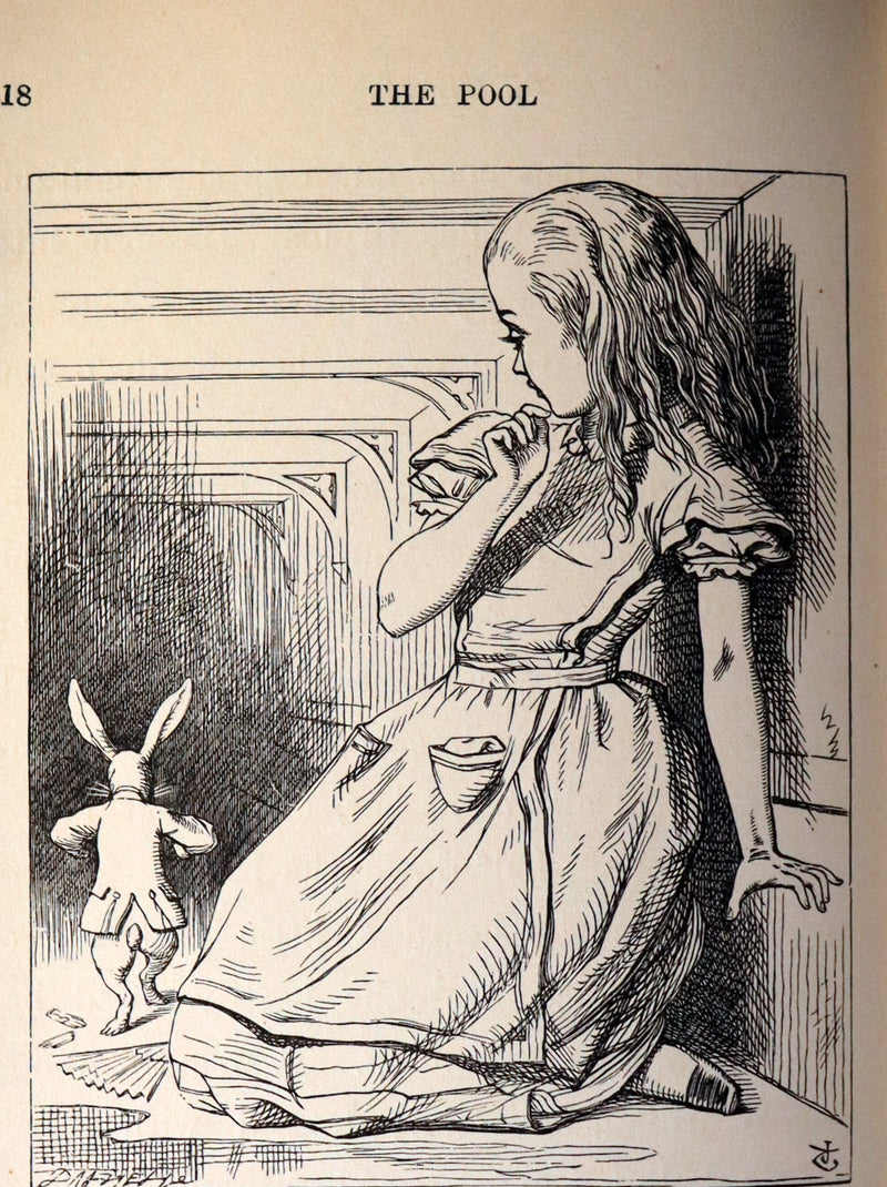 1915 Rare Book - ALICE'S ADVENTURES IN WONDERLAND by Lewis Carroll.