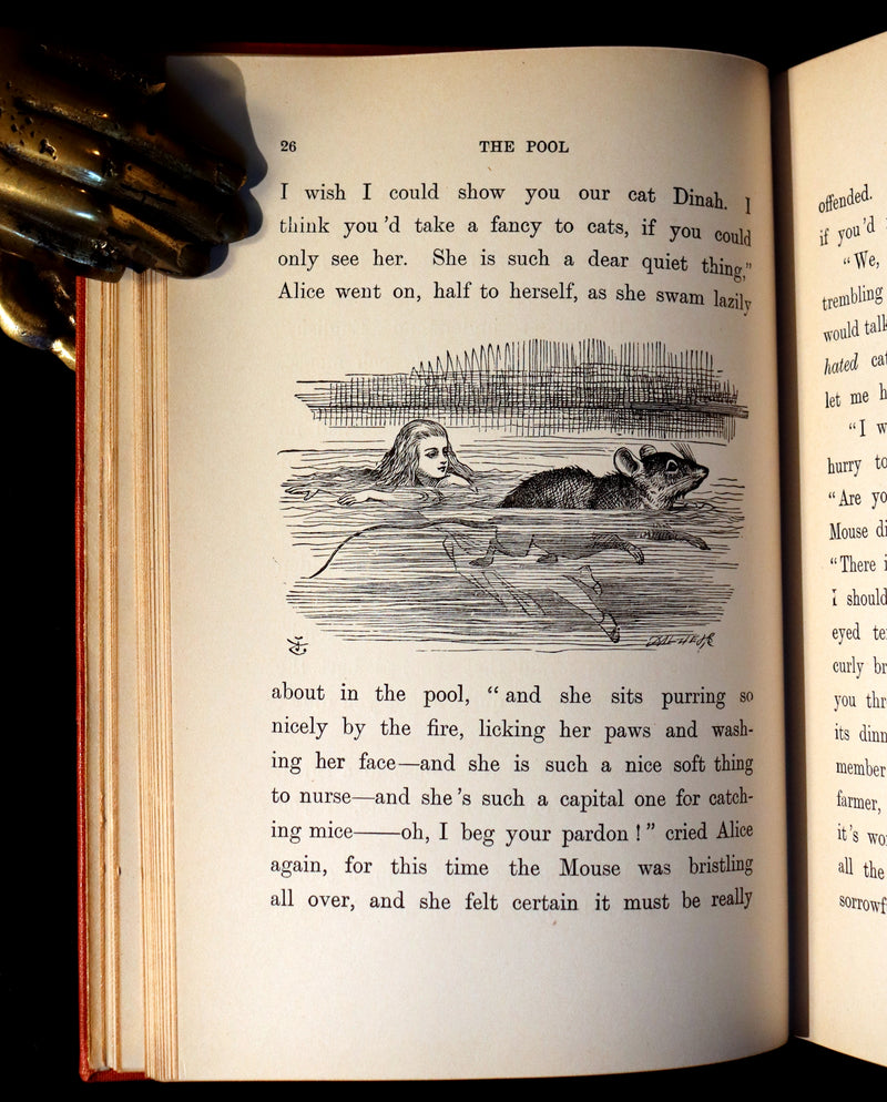 1915 Rare Book - ALICE'S ADVENTURES IN WONDERLAND by Lewis Carroll.