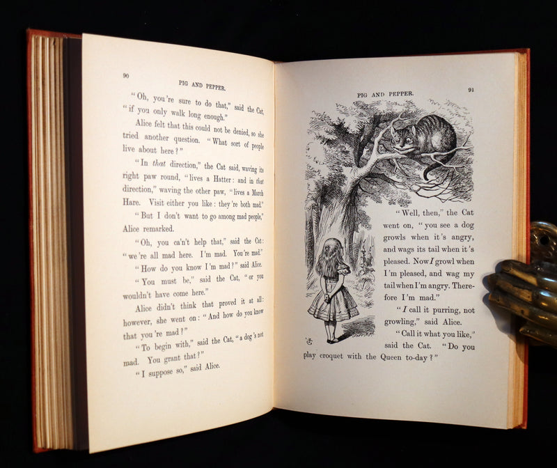 1915 Rare Book - ALICE'S ADVENTURES IN WONDERLAND by Lewis Carroll.
