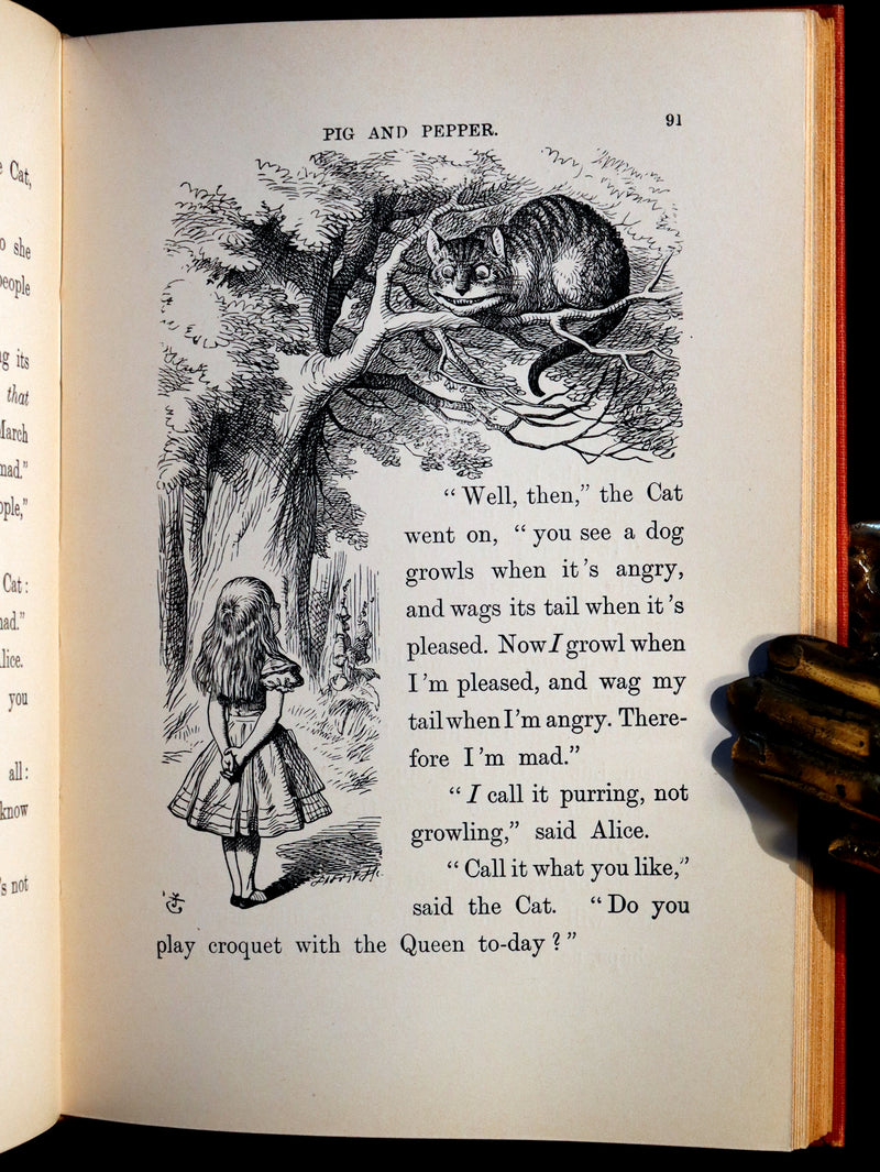 1915 Rare Book - ALICE'S ADVENTURES IN WONDERLAND by Lewis Carroll.