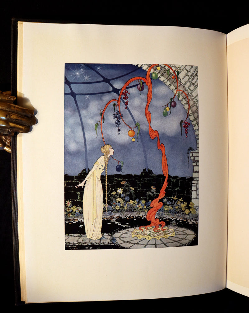 1920 Rare 1stED Book - Old French Fairy Tales by Comtesse De Segur illustrated by Virginia Frances Sterrett.