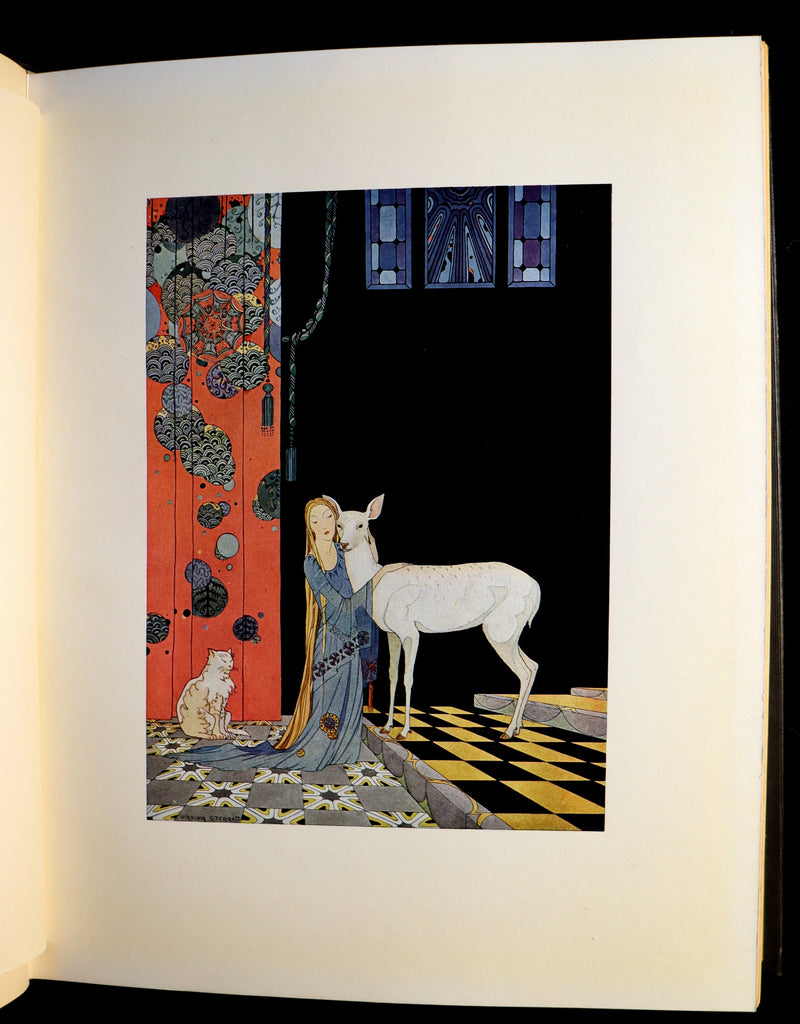 1920 Rare 1stED Book - Old French Fairy Tales by Comtesse De Segur illustrated by Virginia Frances Sterrett.