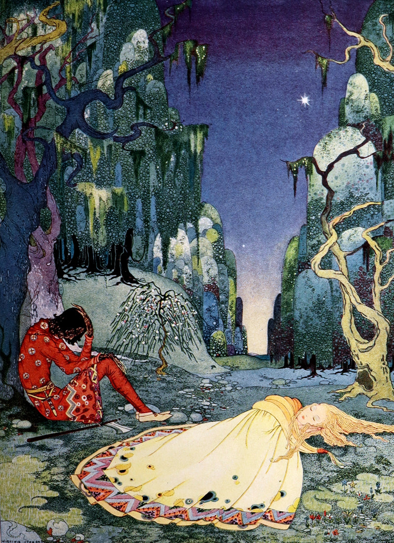 1920 Rare 1stED Book - Old French Fairy Tales by Comtesse De Segur illustrated by Virginia Frances Sterrett.