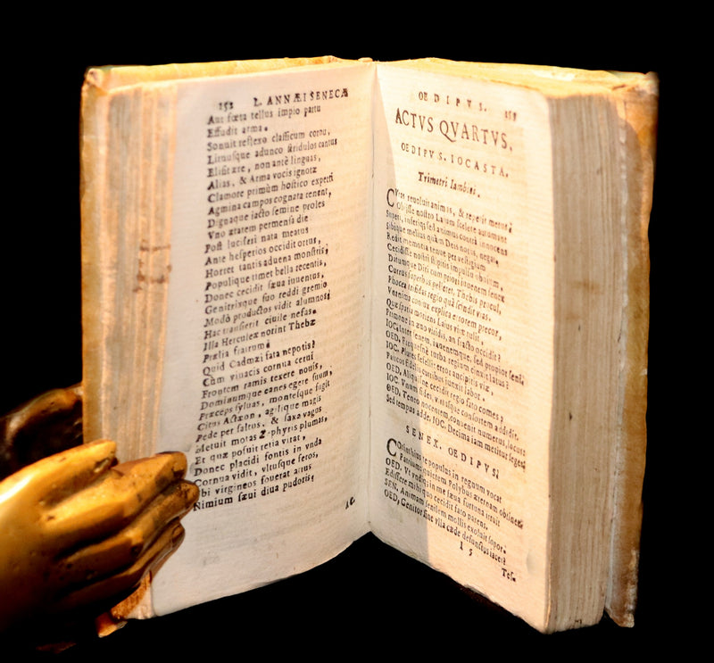 1685 Rare Latin Vellum Book - SENECA - L. Annæi Senecæ Cordubensis Tragœdiæ.